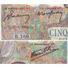 F 47-07 - 27/04/1944 - 5000 francs - Empire Français - Série B.160 - Etat : SUP-