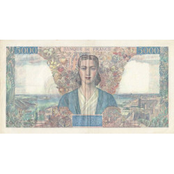 F 47-14 - 22/02/1945 - 5000 francs - Empire Français - Série Y.321 - Etat : TTB+