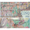 F 47-18 - 22/03/1945 - 5000 francs - Empire Français - Série K.425 - Etat : TTB