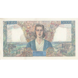F 47-34 - 12/07/1945 - 5000 francs - Empire Français - Série Y.795 - Etat : TTB-