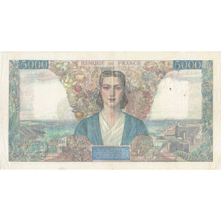 F 47-45 - 27/09/1945 - 5000 francs - Empire Français - Etat : TTB