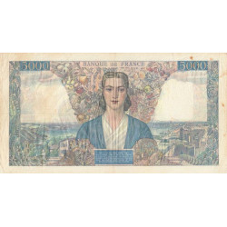 F 47-46 - 04/10/1945 - 5000 francs - Empire Français - Série D.1469 - Etat : TTB-