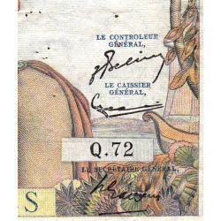 F 48-05 - 16/08/1951 - 5000 francs - Terre et Mer - Série Q.72 - Etat : TTB