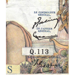 F 48-07 - 02/10/1952 - 5000 francs - Terre et Mer - Série Q.113 - Etat : TTB