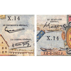 F 49-02- 06/06/1957 - 5000 francs - Henri IV - Série X.14 - Etat : TB