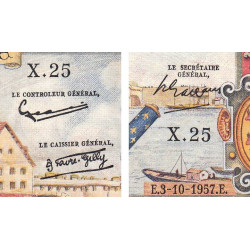 F 49-03- 03/10/1957 - 5000 francs - Henri IV - Série X.25 - Etat : TTB
