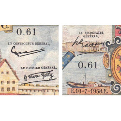F 49-07- 10/07/1958 - 5000 francs - Henri IV - Série O.61 - Etat : TB à TB+