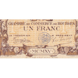 Bourges - Pirot 32-6 - Série A - 1 franc - 1915 - Etat : TB+