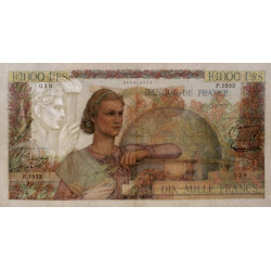 F 50-53 - 16/08/1951 - 10000 francs - Génie Français - Série P.1933 - Etat : TTB
