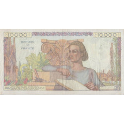 F 50-56 - 07/02/1952 - 10000 francs - Génie Français - Série U.2292 - Etat : TTB