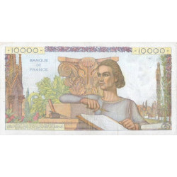 F 50-63 - 05/02/1953 - 10000 francs - Génie Français - Série U.4222 - Etat : TTB-