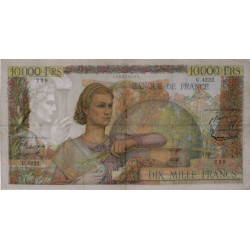 F 50-63 - 05/02/1953 - 10000 francs - Génie Français - Série U.4222 - Etat : TTB-