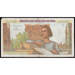 F 50-68 - 05/11/1953 - 10000 francs - Génie Français - Série B.6016 - Etat : B+