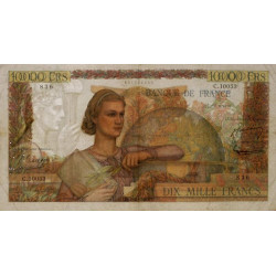F 50-77 - 01/12/1955 - 10000 francs - Génie Français - Série C.10053 - Etat : TTB-