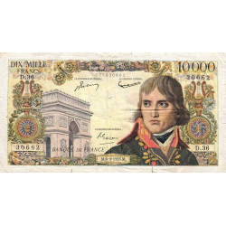 F 51-04 - 06/09/1956 - 10000 francs - Bonaparte - Série D.36 - Etat : TB