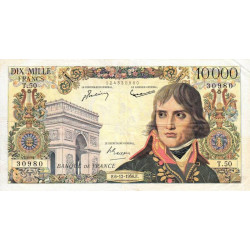 F 51-06 - 06/12/1956 - 10000 francs - Bonaparte - Série T.50 - Etat : TTB