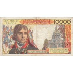 F 51-07 - 04/04/1957 - 10000 francs - Bonaparte - Série D.61 - Etat : TB-