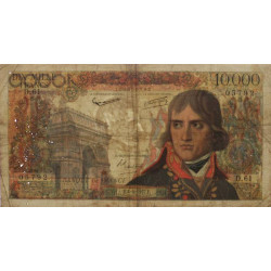 F 51-07 - 04/04/1957 - 10000 francs - Bonaparte - Série D.61 - Etat : TB-