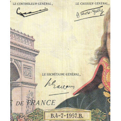 F 51-09 - 04/07/1957 - 10000 francs - Bonaparte - Série H.82 - Etat : TTB