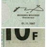 Rép. Démocr. du Congo - Pick 87B - 10 francs - Série H K - 01/11/1997 - Etat : NEUF
