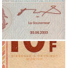 Rép. Démocr. du Congo - Pick 93 - 10 francs - Série H M - 30/06/2003 - Etat : NEUF