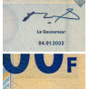 Rép. Démocr. du Congo - Pick 96a_1 - 500 francs - Série P C - 04/01/2002 - Etat : NEUF