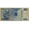Rép. Démocr. du Congo - Pick 96a_1 - 500 francs - Série P C - 04/01/2002 - Etat : NEUF