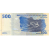 Rép. Démocr. du Congo - Pick 96B_1 - 500 francs - Série P Q - 04/01/2002 - Etat : NEUF