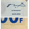 Rép. Démocr. du Congo - Pick 96B_1 - 500 francs - Série P Q - 04/01/2002 - Etat : NEUF