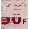Rép. Démocr. du Congo - Pick 97a_1 - 50 francs - Série KA P - 31/07/2007 - Etat : NEUF