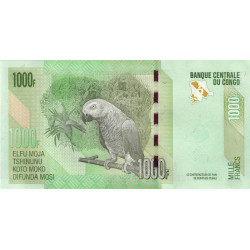 Rép. Démocr. du Congo - Pick 101b - 1'000 francs - Série Q K - 30/06/2013 - Etat : NEUF