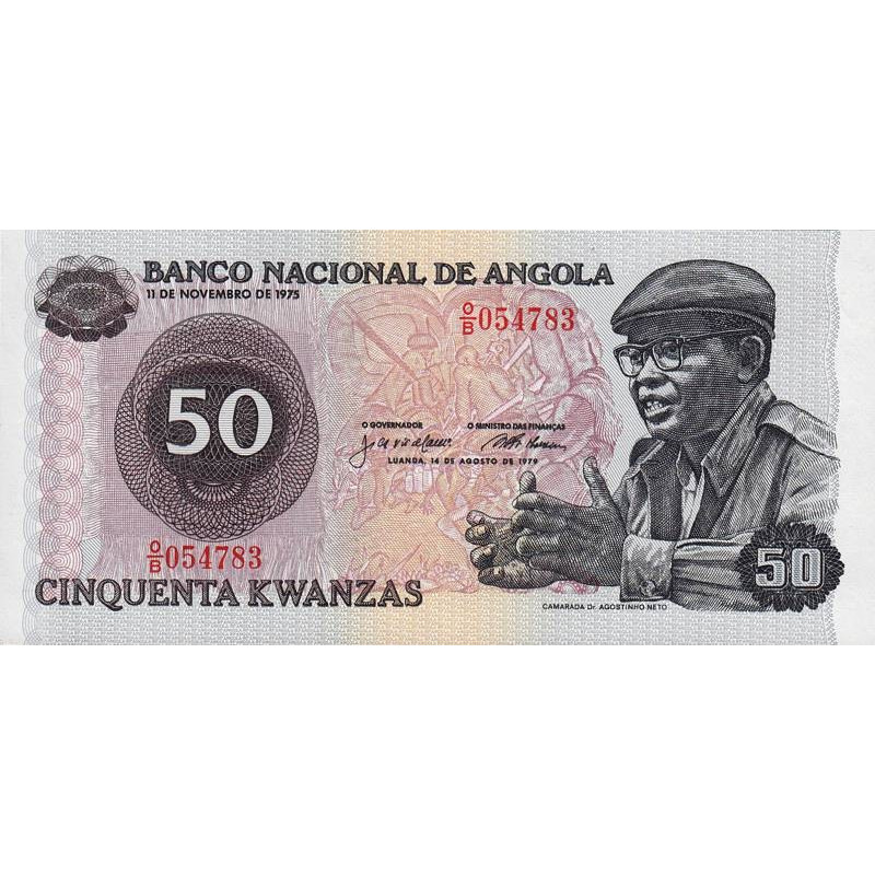 Angola - Pick 114 - 50 kwanzas - Série O/B - 14/08/1979 - Etat : NEUF