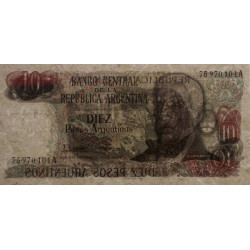Argentine - Pick 313_2 - 10 pesos argentinos - Série A - 1984 - Etat : NEUF