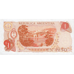 Argentine - Pick 287_1 - 1 peso - Série A - 1970 - Etat : NEUF