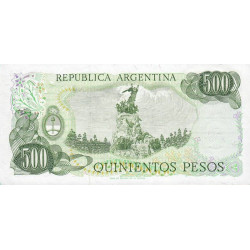 Argentine - Pick 303b_2 - 500 pesos - Série B - 1979 - Etat : NEUF