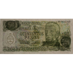 Argentine - Pick 303b_2 - 500 pesos - Série B - 1979 - Etat : NEUF