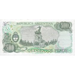 Argentine - Pick 303c - 500 pesos - Série C - 1982 - Etat : NEUF