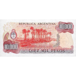 Argentine - Pick 306a_3 - 10'000 pesos - Série F - 1979 - Etat : NEUF