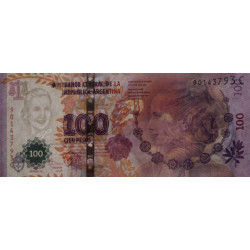 Argentine - Pick 358b_1 - 100 pesos - Série C - 2013 - Etat : NEUF