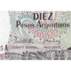 Argentine - Pick 313_1 - 10 pesos argentinos - Série A - 1983 - Etat : NEUF