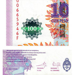 Argentine - Pick 358b_1 - 100 pesos - Série F - 2013 - Etat : NEUF