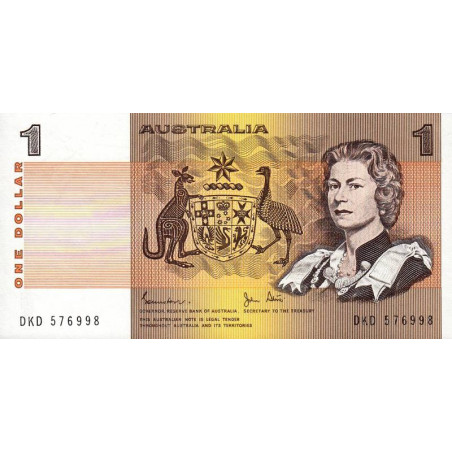 Australie - Pick 42d - 1 dollar - Série DKD - 1982 - Etat : NEUF