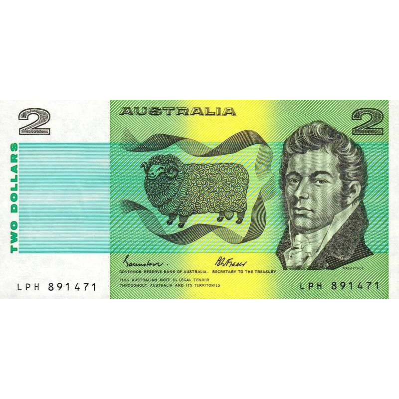 Australie - Pick 43e - 2 dollars - 1985 - Etat : NEUF