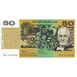 Australie - Pick 47h - 50 dollars - Série WPP - 1991 - Etat : pr.NEUF