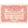 Bourges - Pirot 32-10 - Série A - 50 centimes - 1917 - Etat : TTB