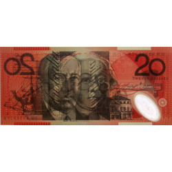 Australie - Pick 59a - 20 dollars - Série HM - 2002 - Polymère - Etat : NEUF