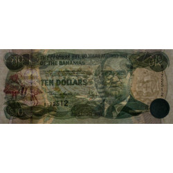 Bahamas - Pick 64 - 10 dollars - Série B - 2000 - Etat : NEUF