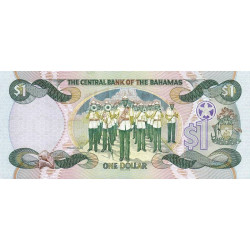 Bahamas - Pick 69 - 1 dollar - Série CT - 2001 - Etat : NEUF