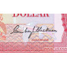 Barbade - Pick 29a - 1 dollar - Série F16 - 1973 - Etat : NEUF