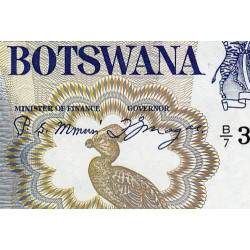 Botswana - Pick 7a - 2 pula - Série B/7 - 1982 - Etat : NEUF